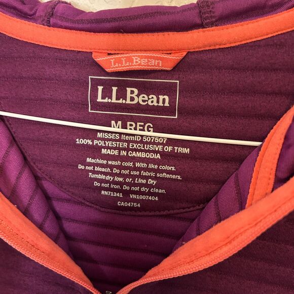 L.L. Bean Bundle Airlight Knit Full-Zip / Beyond Soft Crew Neck Sz Medium - Picture 5 of 8